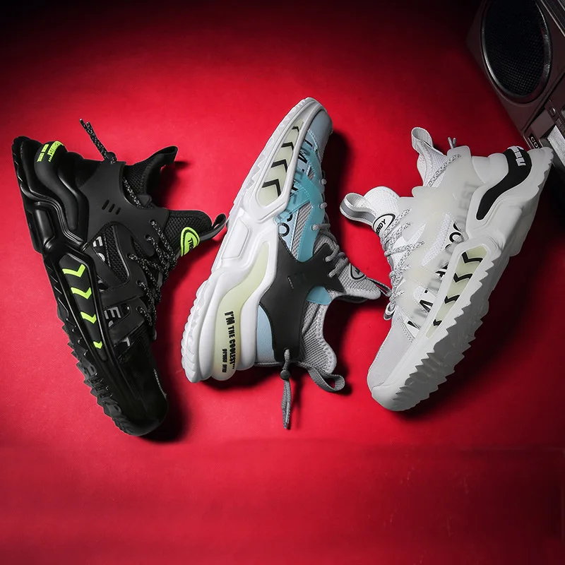 Free sample hot sale mens casual comfortable running sports shoes outdoor