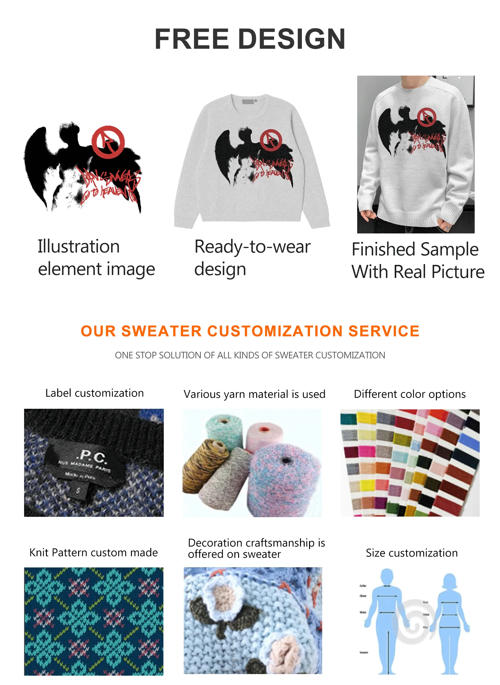 Custom Logo Stylish Mens Loose Fit Knitted Sweater Fuzzy Mohair Sweater Pullover Jumper With Pockets