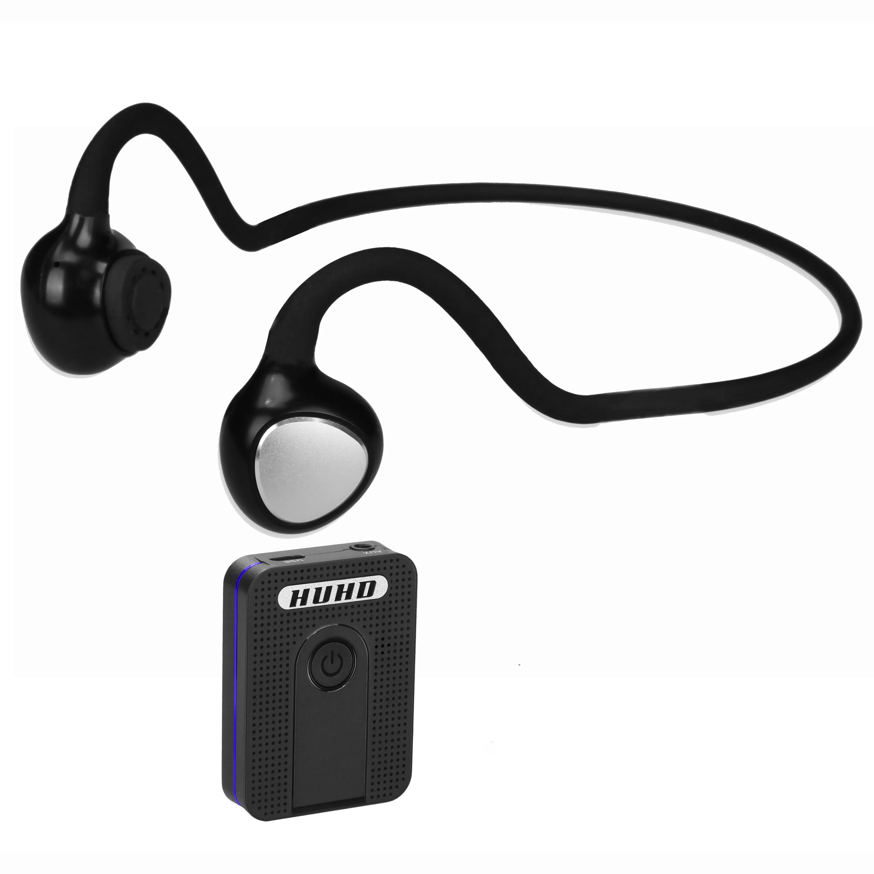 2.4G Wireless hearing aid headphone bone conduction earphones hearing aids sweatproof for Seniors with hearing loss