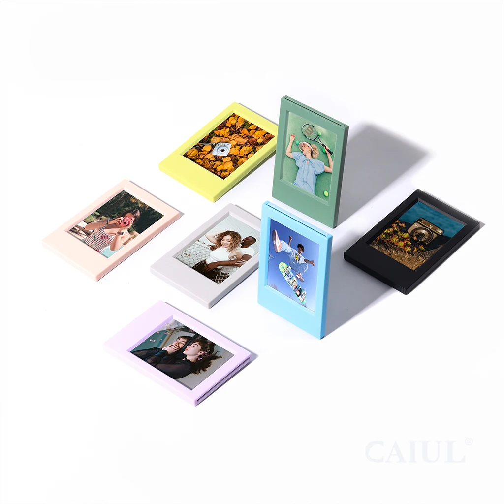 Classic ABS Kpop Style Tabletop Mini Picture Frame 2X3 Picture Photo Frame for Fujifilm Instax Mini 12/11 Film Customized Logo