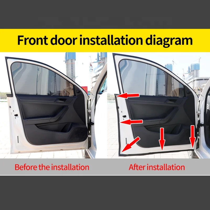 Good manufacturing quality door weather car seal strip door edge cover guard strips silicone sealing strip