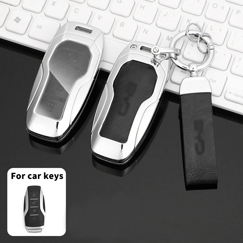 AUTOSITTER Compatible For BYD Dolphin E-SEED GT Series Car Key Case Song Plus DMI Pro DMI EV Metal Full Protection