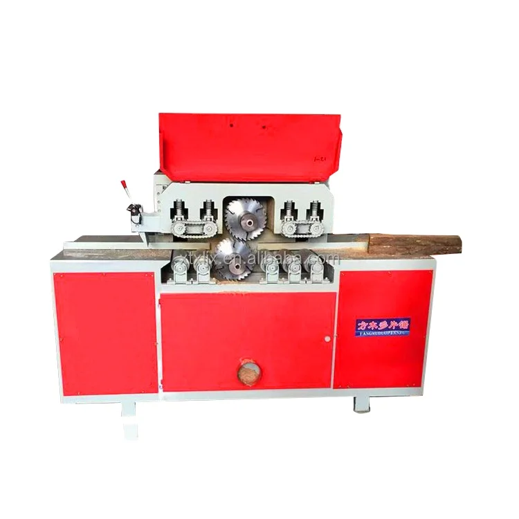 Xieli Machinery Multifunctional square wood cutting saw, automatic feeding machine.