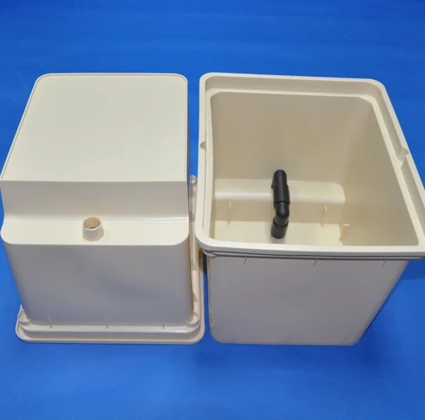 Dutch bucket drip irrigation planting soilless equipment tomato strawberry PVC cultivation bucket