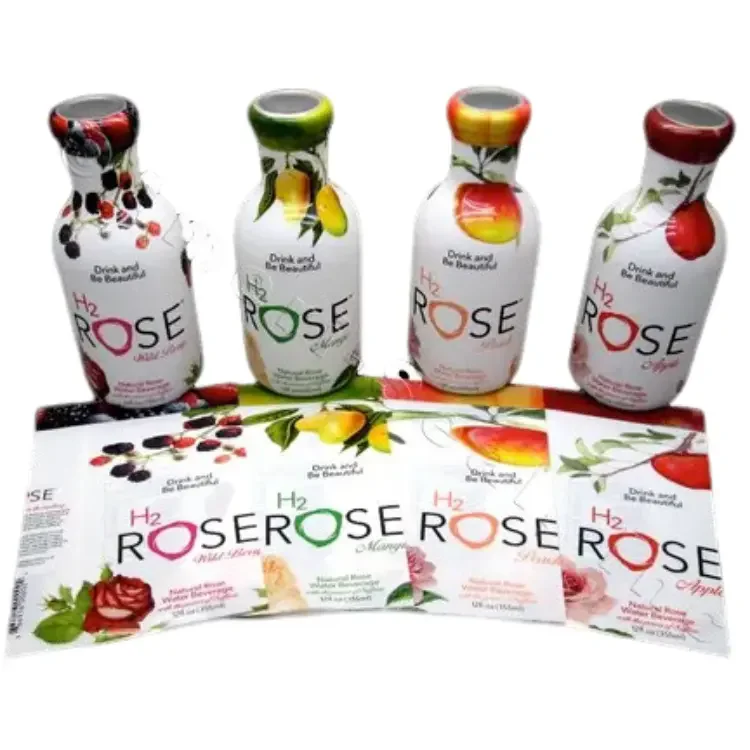 Digital Printing Custom plastic PVC pet roll beverage thermal heat tube beer can shrink sleeve film wrap label Packaging labels