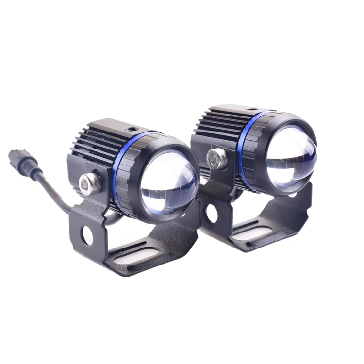 Dual Color 40W M1A New Aluminum Alloy High Power Motorcycle Led Headlight Head Light