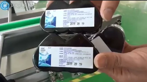 Две головы labeing сверху и снизу маркировочный автомат, 2 стороны Автоматическая Этикетировочная Машина