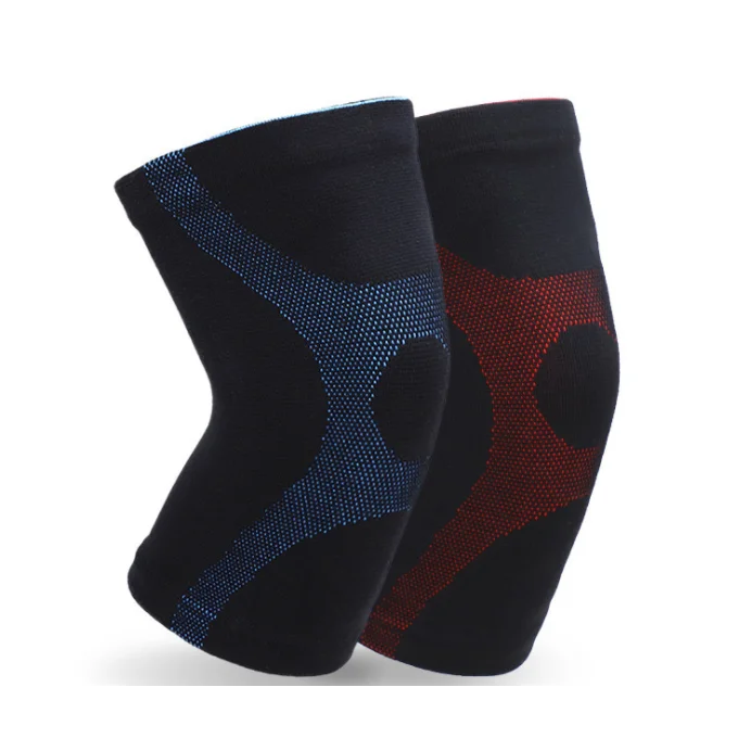 Factory direct sales adult Non-slip Stretchable knee brace belt  silicone knee brace