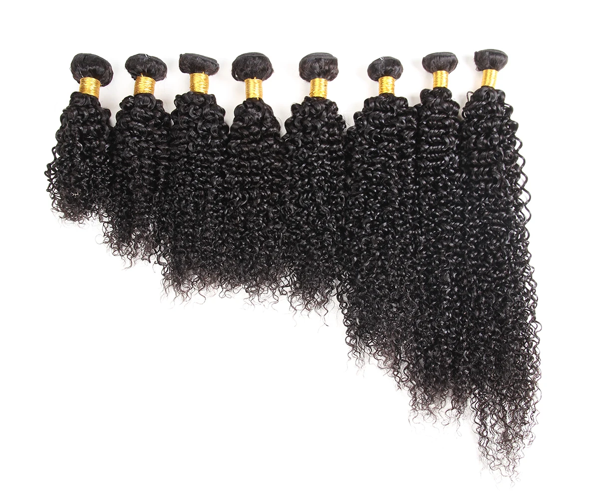 100% Virgin Remy Jerry Curly Chinese Girl Hair Extension Factory Direct Sale Chinese Cuticle Aligned Human Hair Bundles