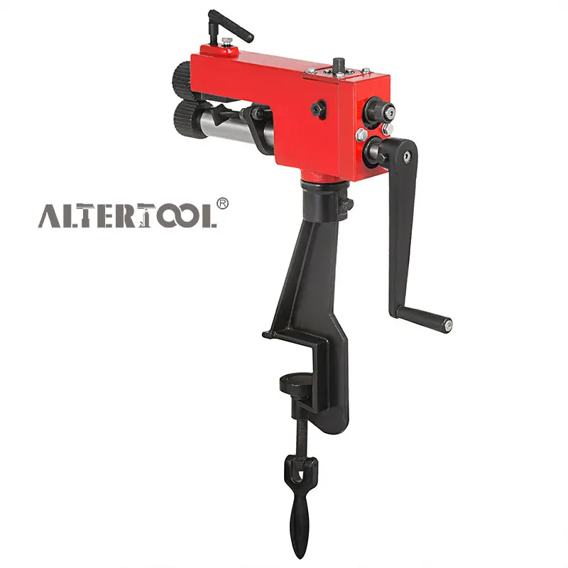 Ручная английская машина для формования колес, стальной листовой металл, формовочный станок, роторный инструмент, роликовый станок для труб, шариков с адаптером