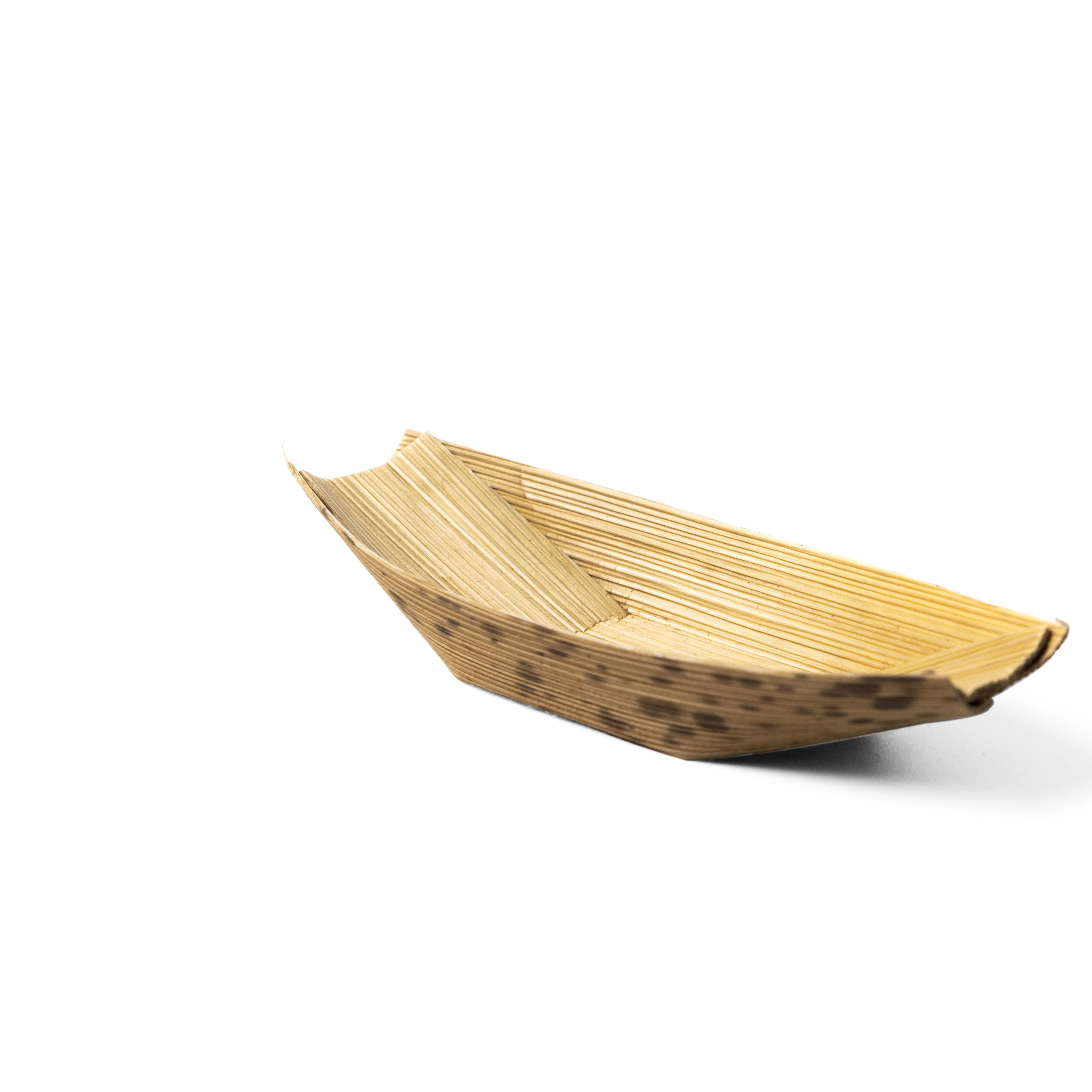 Hot pretty disposable bamboo plates palm leaf dinnerware biodegradable dinner