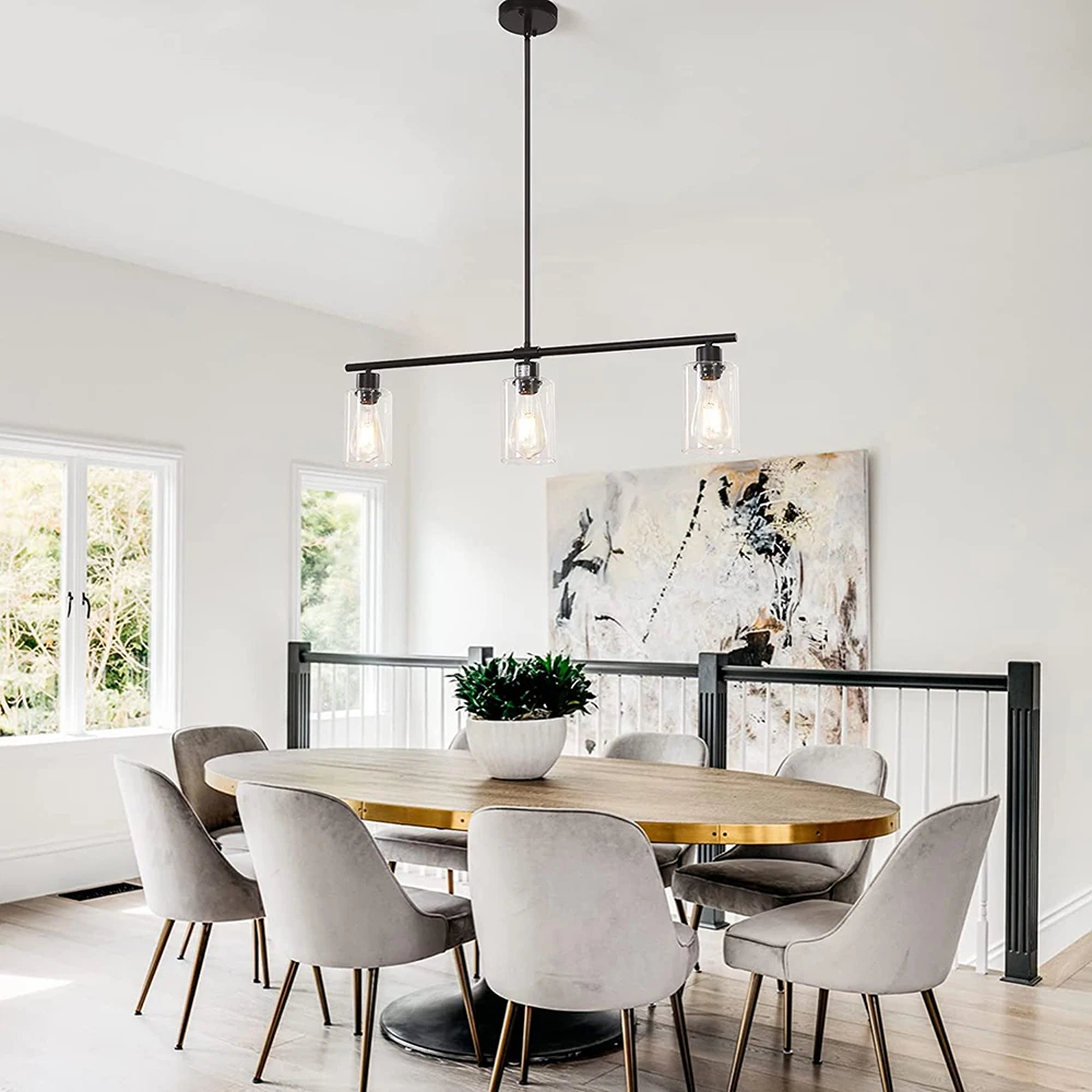 Professional black for kitchen island bedroom pendant light with CE certificate