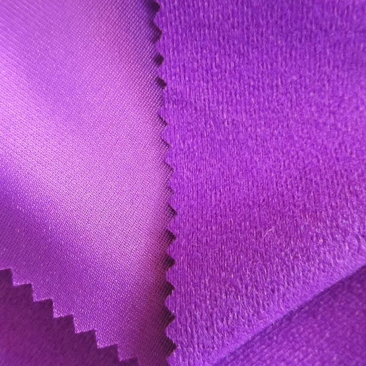 Comfortable new design super Golden velvet 100% polyester for garment