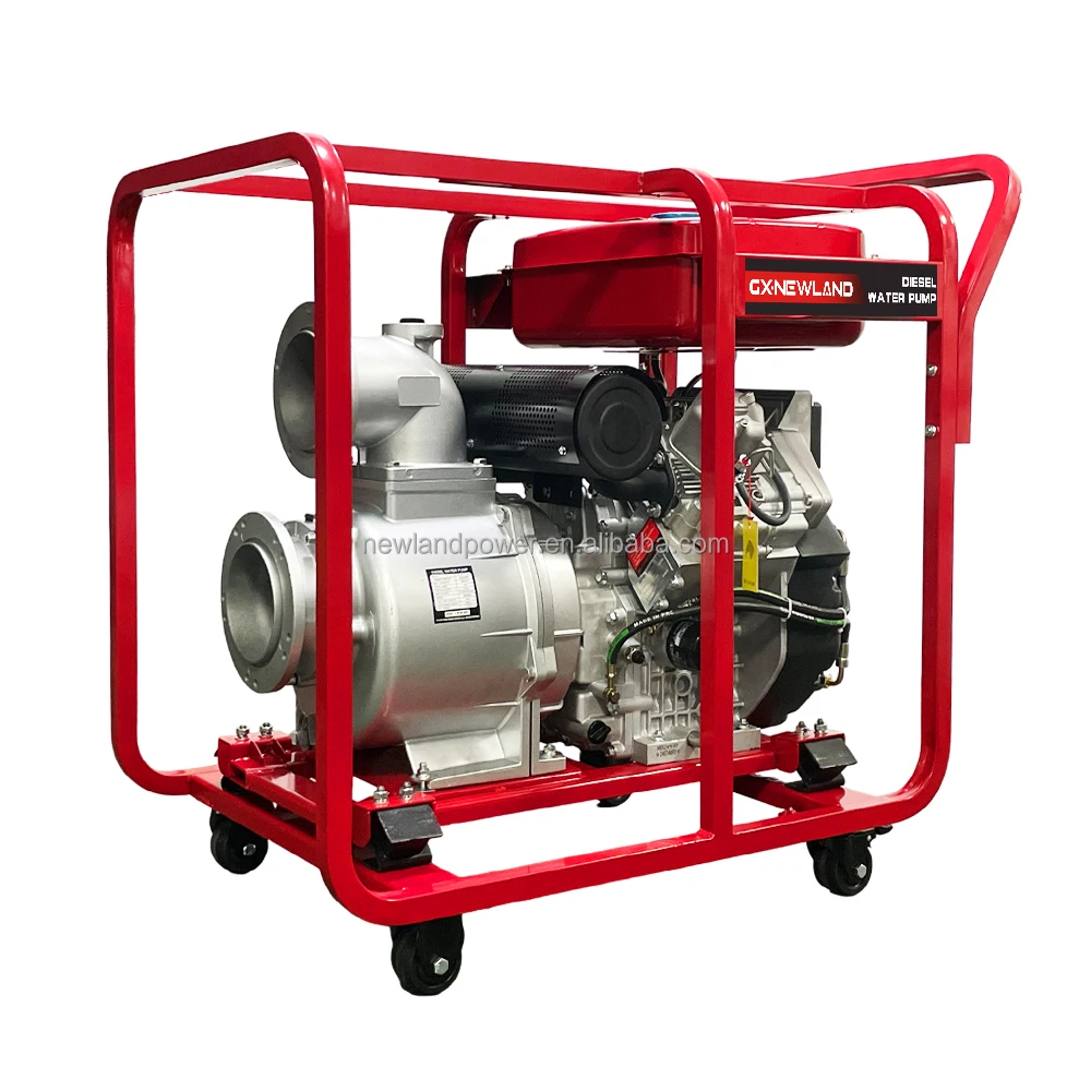 DP80E 8inch 250m³ flow Electric Start wheels diesel water pump