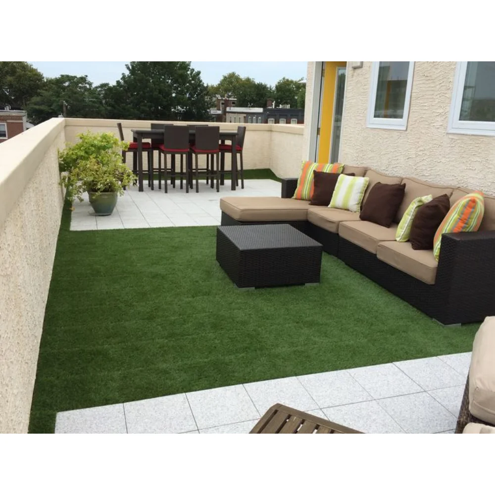 
China UV Resistant Synthetic Grass Home, Landscaping Interlocking Artificial Grass Garden/ 
