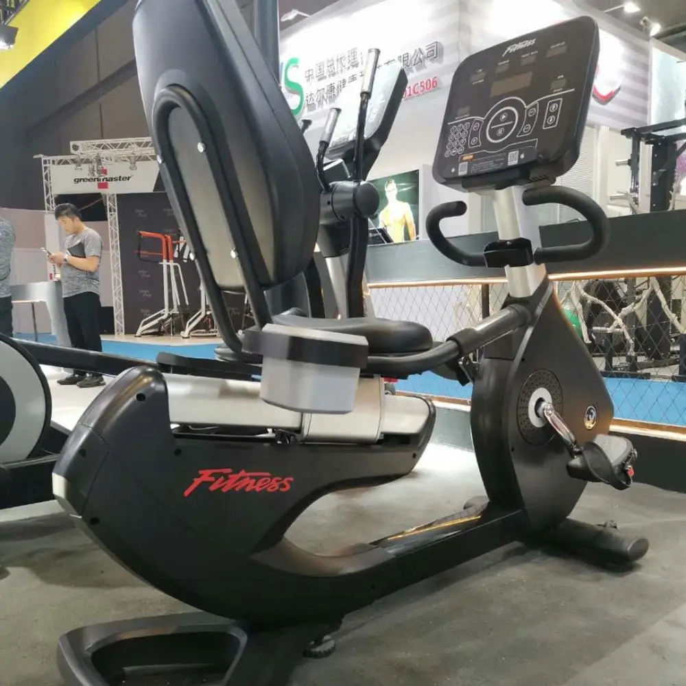 Коммерческое оборудование для спортзала и фитнеса EB8800, магнитный лежачий велосипед, велотренажер