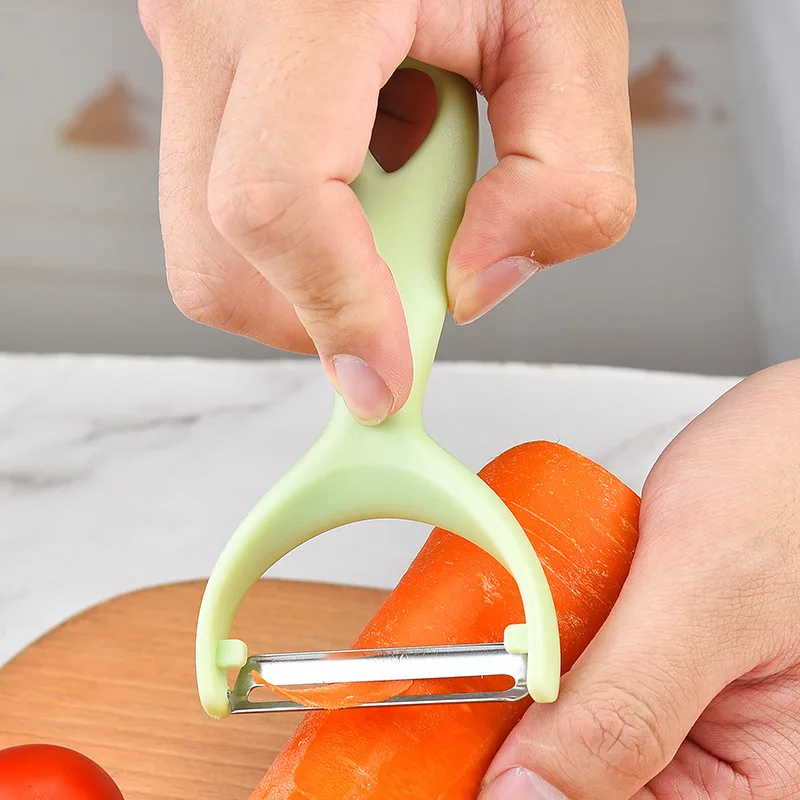 Top Seller 2023 Kitchen Gadget  Stainless steel Potato Peeler PP handle Vegetable Fruit Peeler