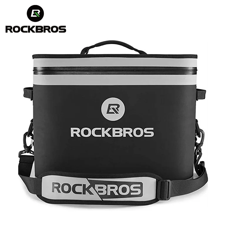 Мягкий Кулер ROCKBROS герметичная Водонепроницаемая мягкая сумка-холодильник с боковой стороны для кемпинга рыбалки дороги