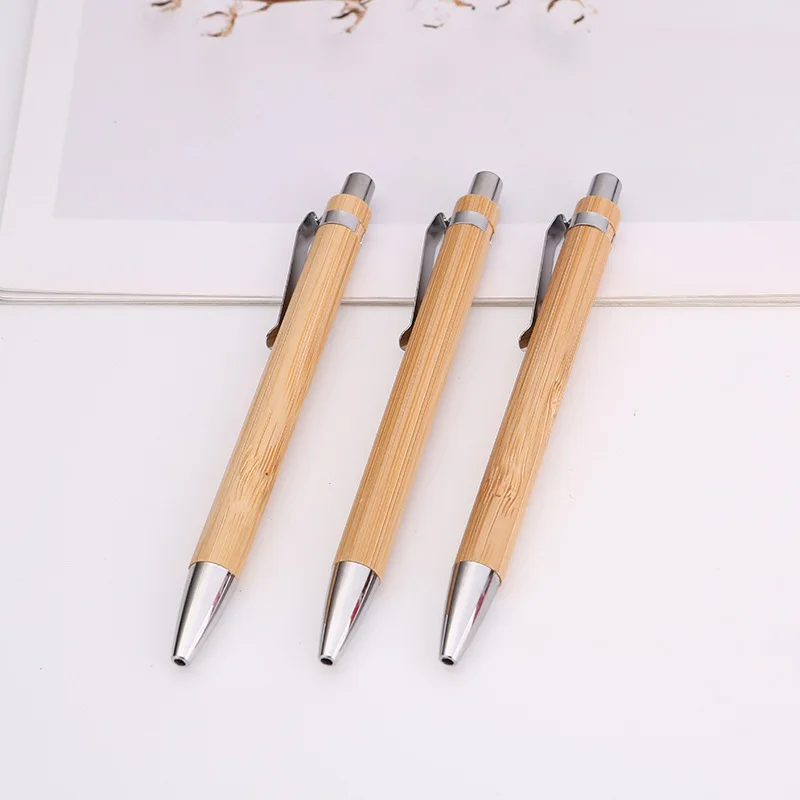 ZXX463 Active stylus pen custom branded bamboo ballpoint pen with case branded bamboo pen