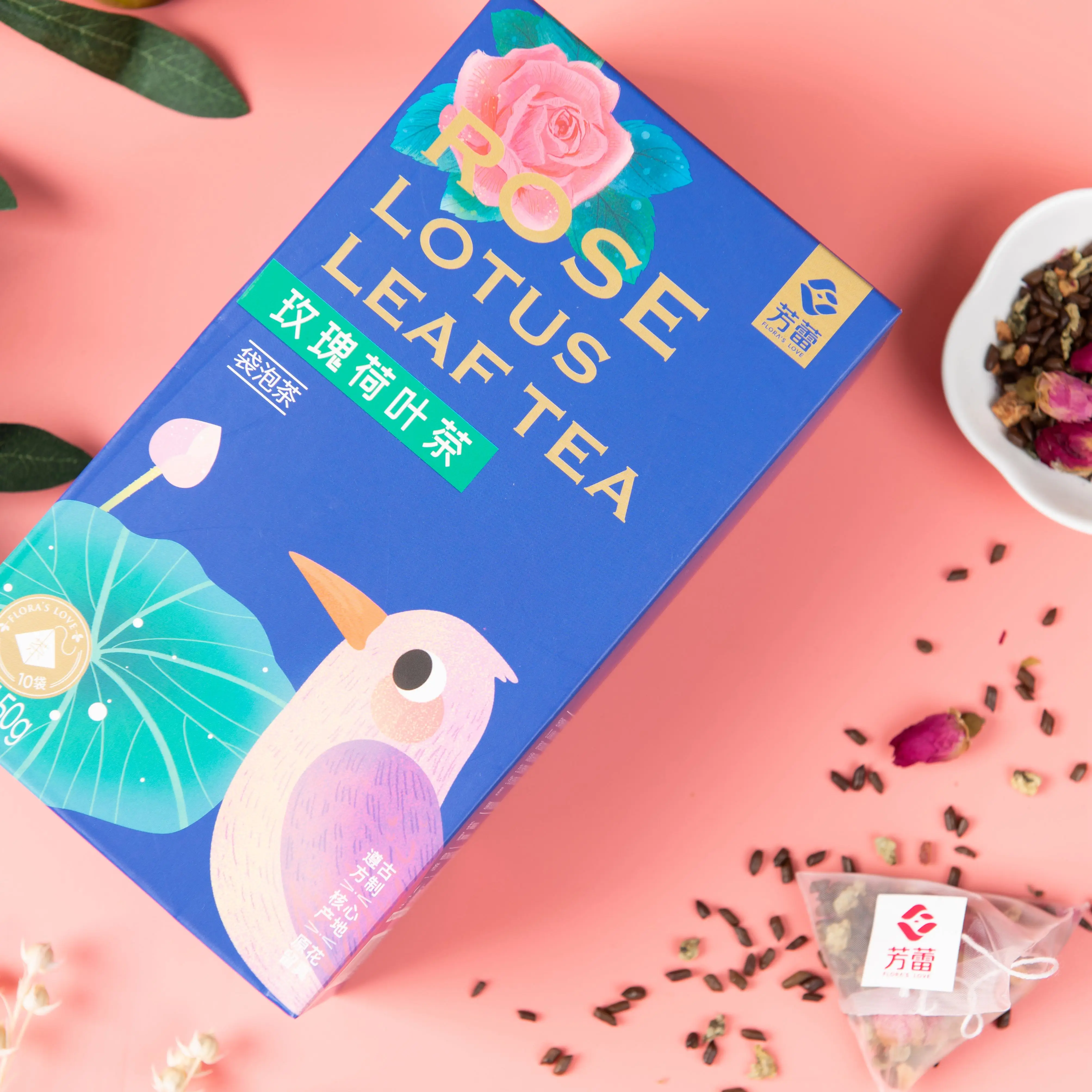 
Rose Lotus Leaf Tea 