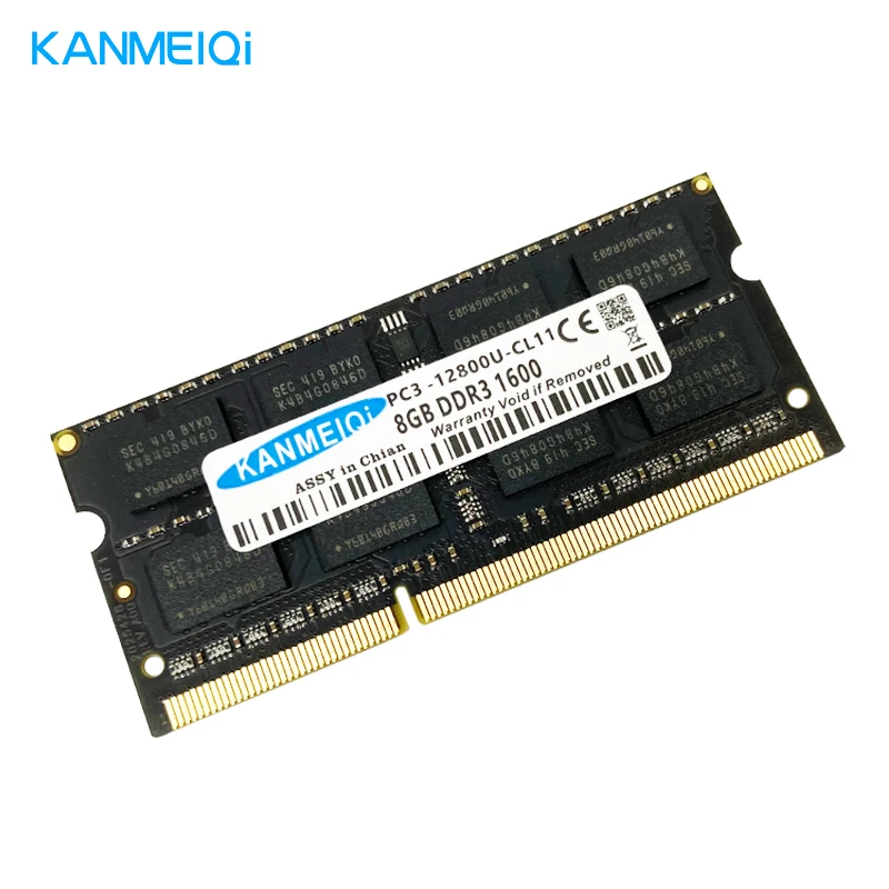  Новый ноутбук ddr3 8 ГБ ОЗУ 1 35 в PC3L -12800 1600 МГц 204-pin Sodimm оперативная Память 2 4 ноутбуки DDR3 для
