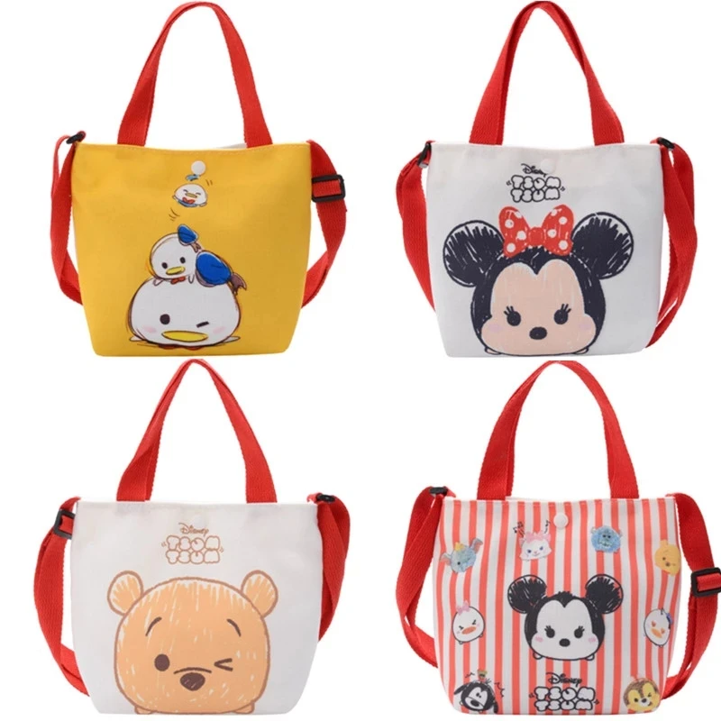 2022 New Cartoon Crossbody Bags for Children Animal Mermaid  Printing  Girls Handbags Multifunctional Canvas Bag