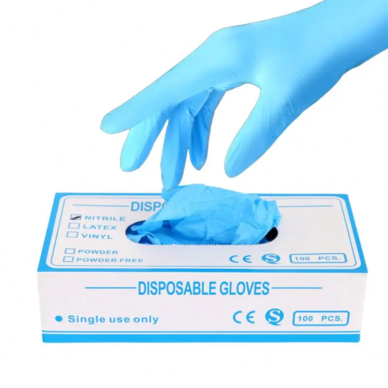 2024 Premium Disposable Nitrile Gloves Powder Free for Medical and Industrial Use Cheap Chemical Resistant