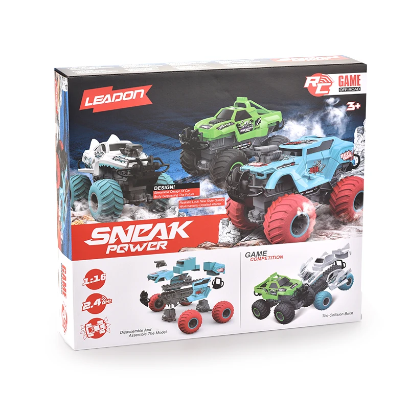 Лучшая Игрушечная машина-внедорожник, водонепроницаемая игрушка-амфибия, радиоуправляемая Радиоуправляемая машина для детей 1 24 4WD, хобби в Америке и Европе