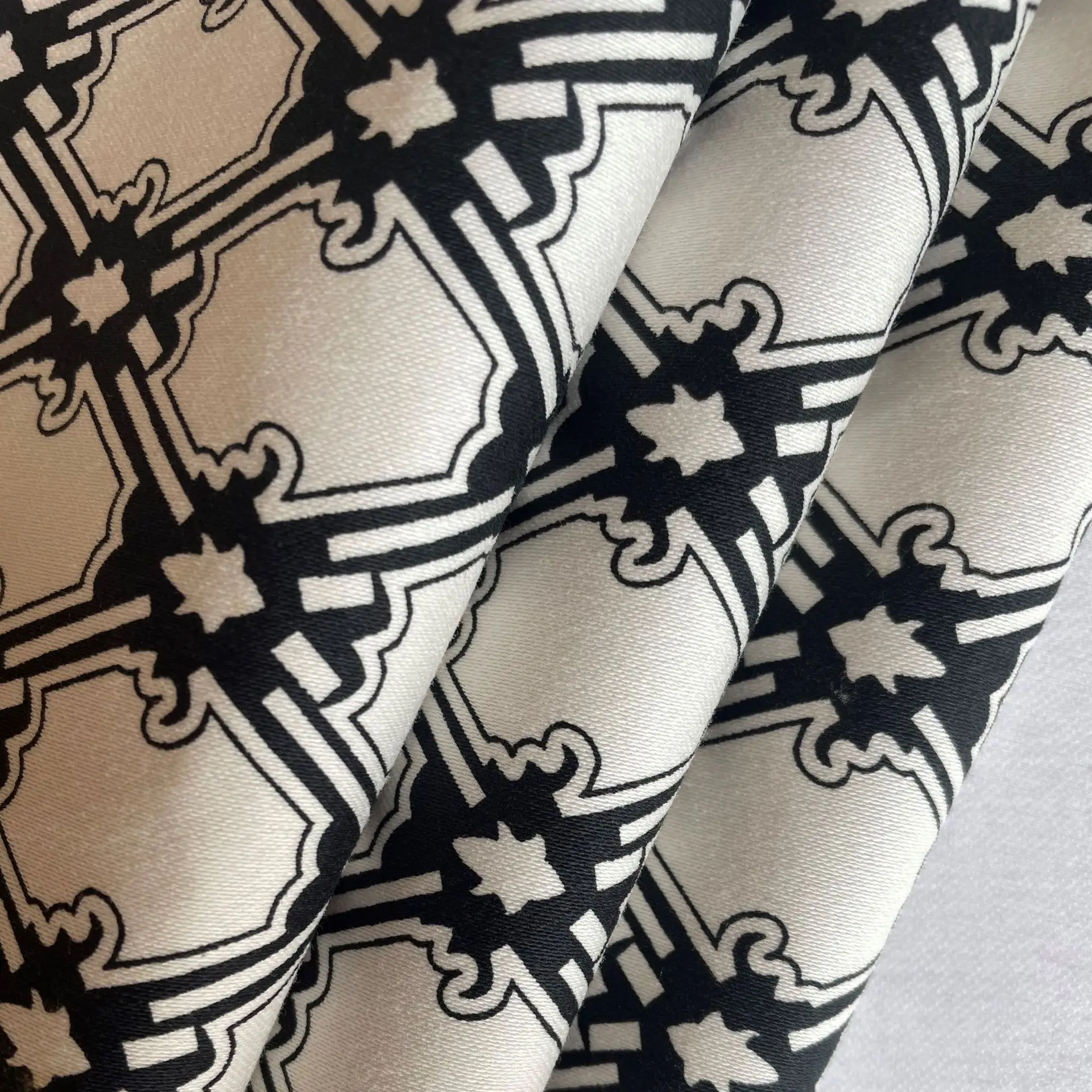 97% cotton 3% spandex satin weave fabric for fashionable cloth trousers sleepwear bed sheet