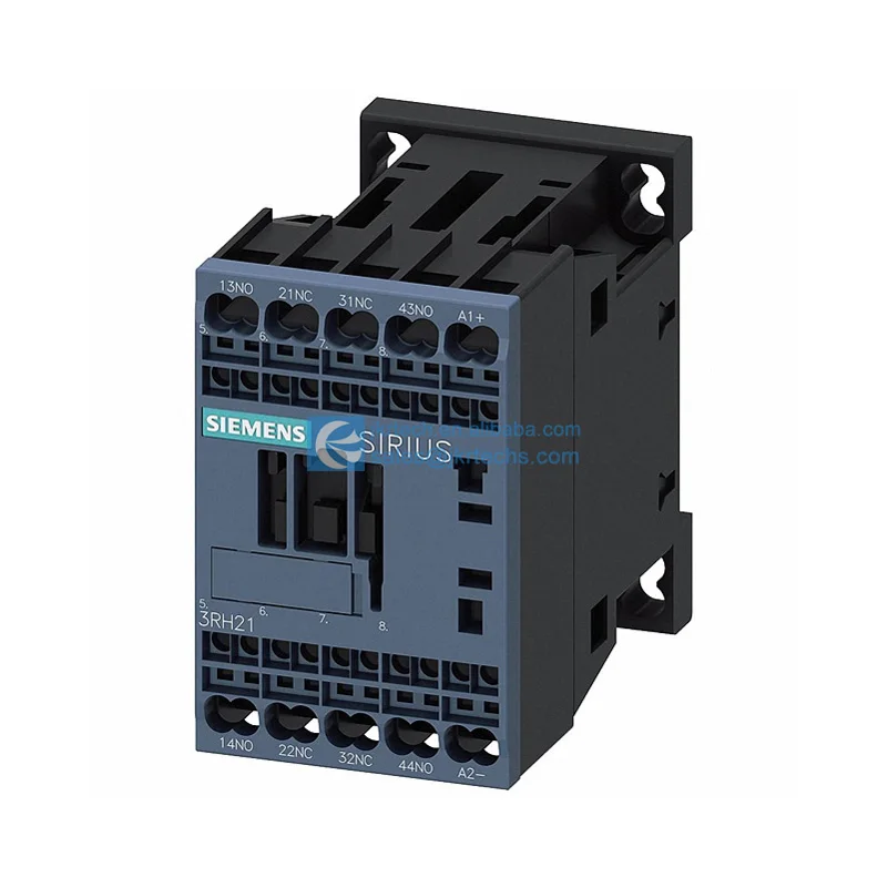Relays Supplier 3RH21222HB40 3RH2 Electromechanical Contactors 3PST-NO 3 Form A 24VDC Coil Chassis Mount DIN Rail 3RH21222HB