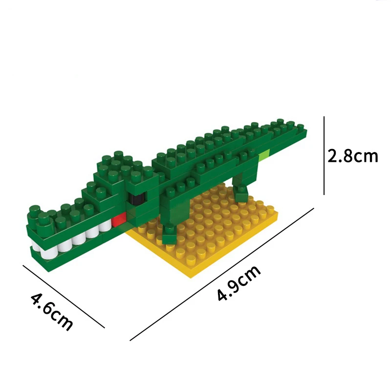 2024 Wholesale trendy products plastic diy mini building blocks micro bricks kits for splicing cute 3D animal model