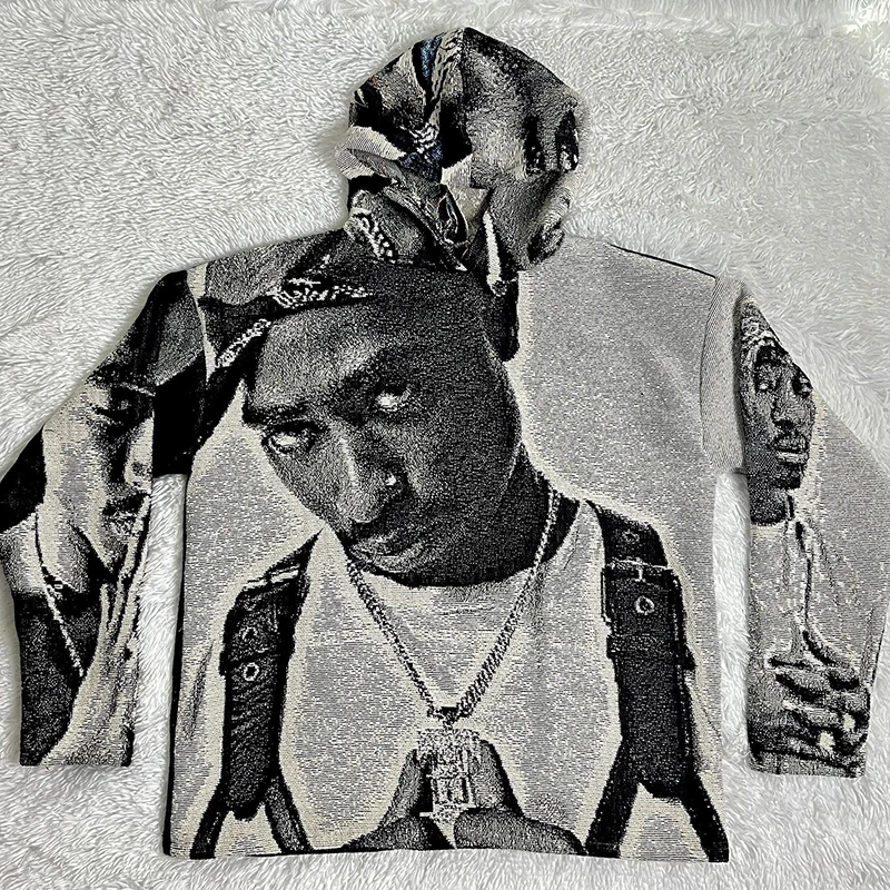 YSJY Custom Manufacturer Tapestry Clothing Woven Tapestry Hoodie