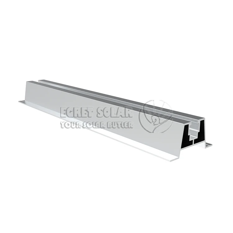 Hot Sell Metal Pv Racking Mini Rail Solar Roof Mounting Aluminum Rail With Mini Rail