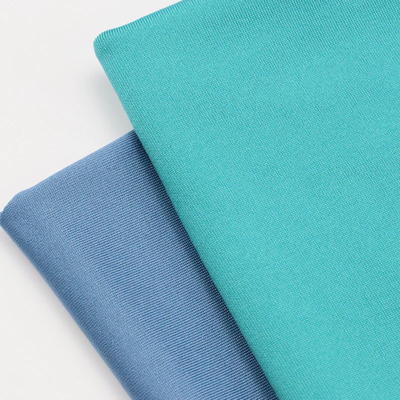 Gold Supplier Polyester 94% Spandex 6% Stretch Fabric Single sided Plain 100/20 Milk Silk Double Stretch Bra, Underwear Fabric