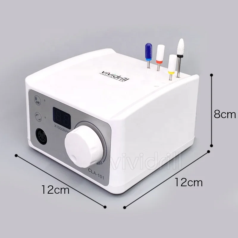 vividrill CLA-101 35000 rpm micromotor electrico nail driller