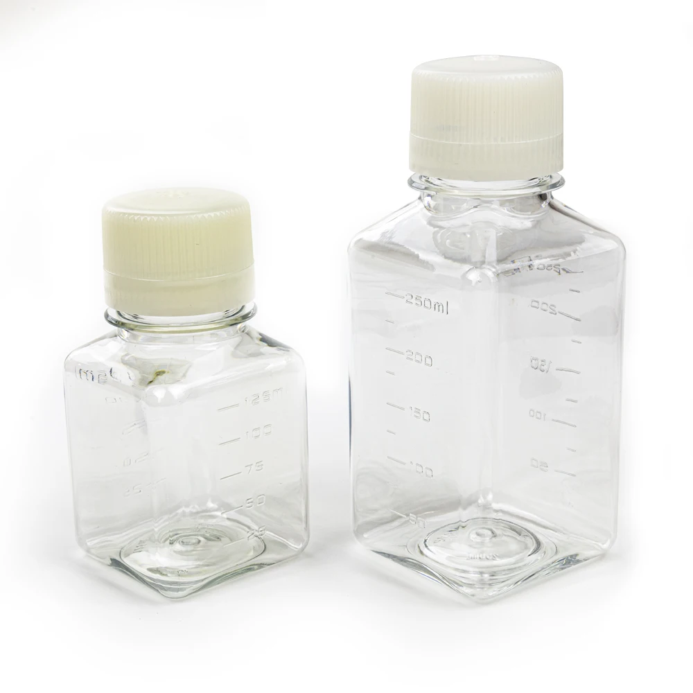 10ml 30ml 50ml 125ml 250ml 500ml 1000ml Plastic Pet Clear Empty Seal Bottles Medicine Vial Container Reagent Packing Bottle