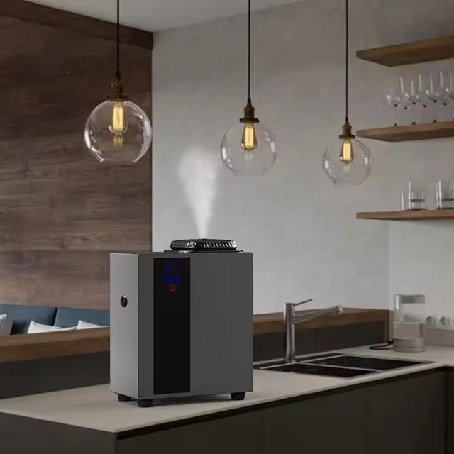 A300, черная заглушка для эфирного масла, настенный, для коммерческого отеля, аппарат для эфирной эссенции HVAC, диффузор 3400 кв. футов, покрытый