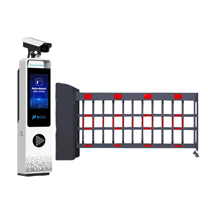 Heavy Duty Crash Rated Vehicle Barriers Manual Button Remote Control Operation Drop Strong-arm Barrier Gate