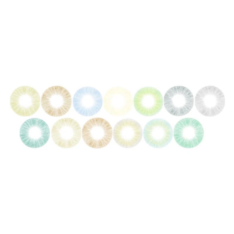 13 colors super natural contact lens cheap colored contact lenses 14.2 mm lentes de contacto