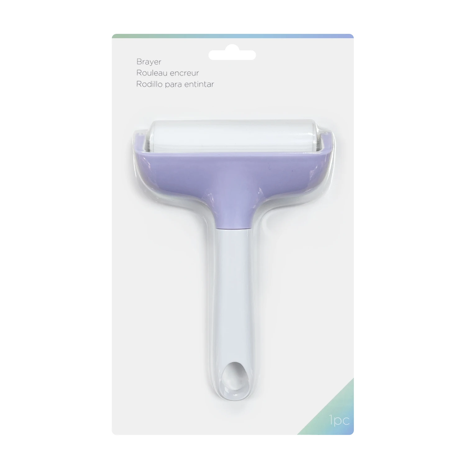 Rubber Brayer Roller for Crafts, Works with Fabric, Vinyl, Iron-On & Inking Blocks