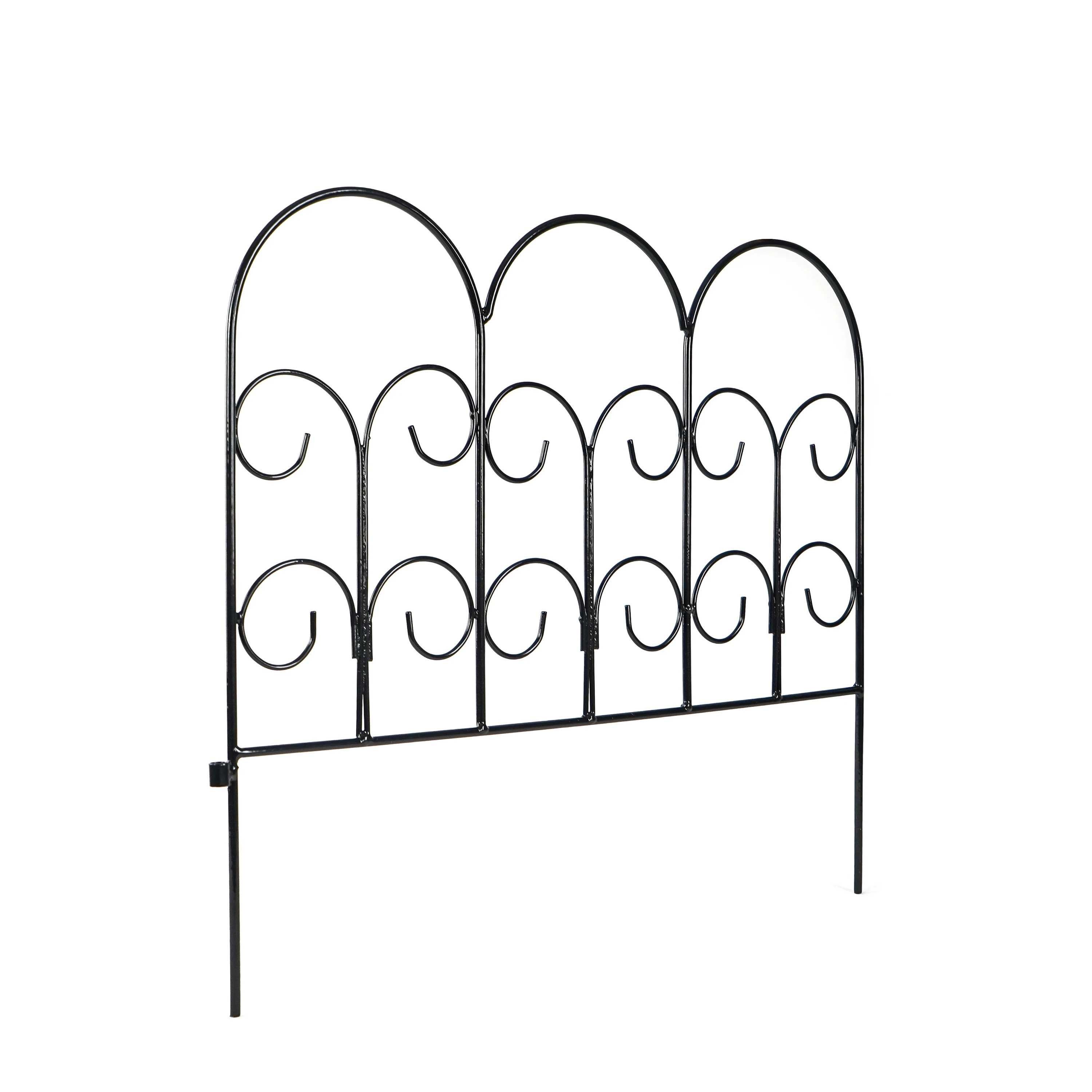 High Quality Morden Courtyard Fence Decorative Iron Panels Metal Portable Garden Fence