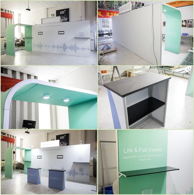 Display Trade Show Tradeshow Stand Portable Booth Light Stands Exhibition Companies Good Price New Arrival Small Booths