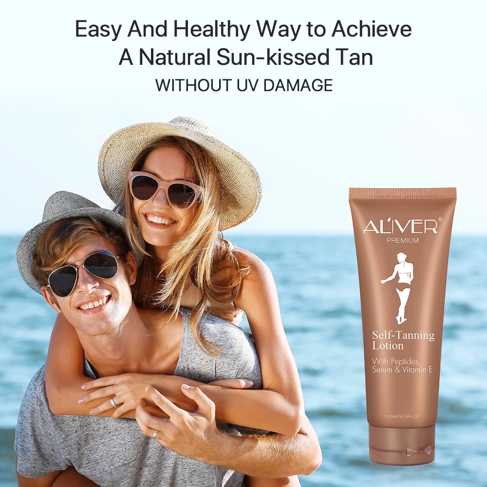 Custom Private Label Natural Sunless Self Tanning Agent  For Bronzing And Golden Tan