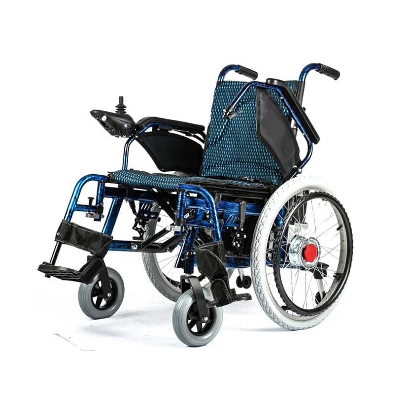 2020 Topmedi silla de ruedas orthopedic drive motorized foldable mobility electric wheelchair for handicapped