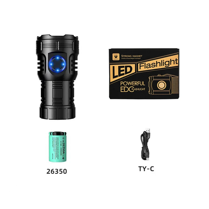 High Quality Wholesale Mini LED Strong Light Universal Convenient Small Multifunctional Rechargeable Flashlight