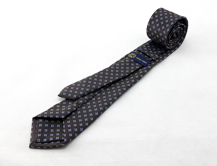 Fashion Men Ties Dots Printed Jacquard Woven Formal Business Men Necktie