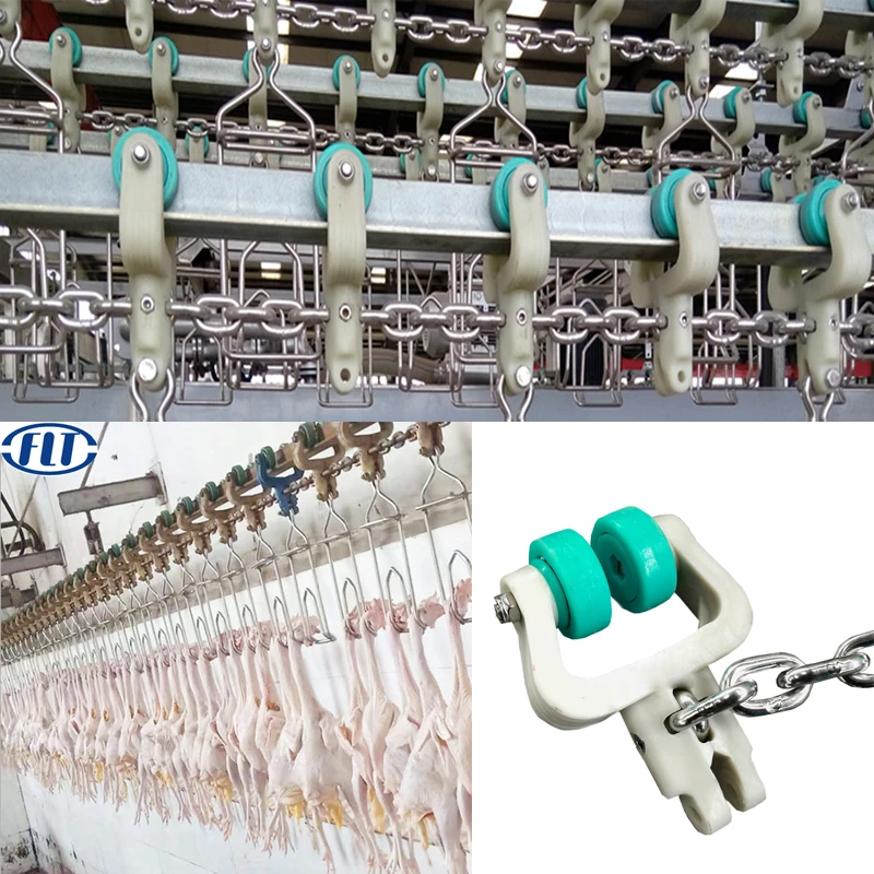 FLT Wear Resistance High Strength Galvanized Steel Slaughtering Chain