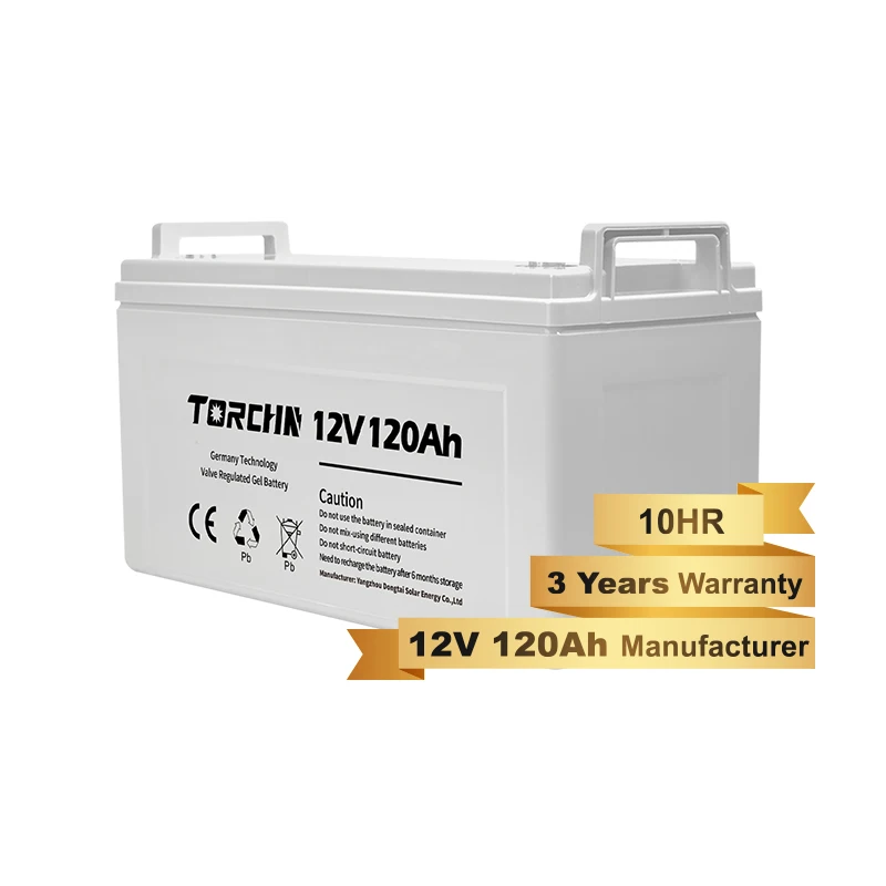 TORCHN Deep Cycle Solar Gel Battery 12V 100Ah 150Ah 200Ah 250Ah 150 Amp 12 Volt Emergency Backup Power