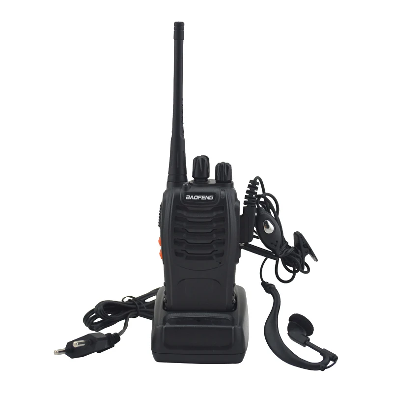 dropshipping BF-888S baofeng walkie talkie 888s UHF 400-470MHz 16Channel Portable two way radio with earpiece bf888s transceiver
