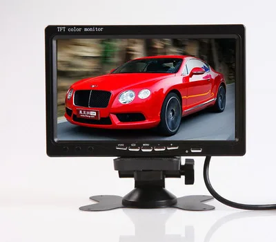7 inch display mini AV input with screen DVD player function small home desktop LCD computer monitor